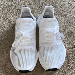 white adidas shoes